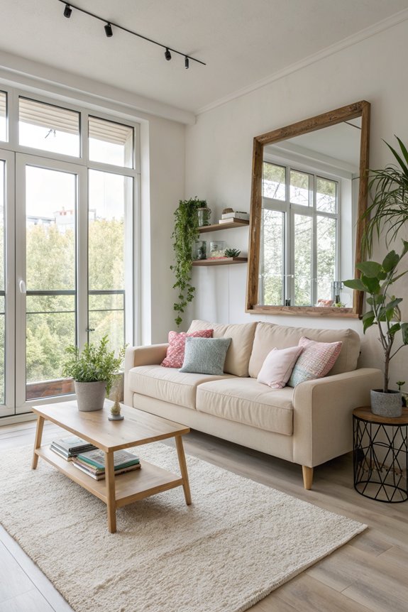 enhance light with mirrors