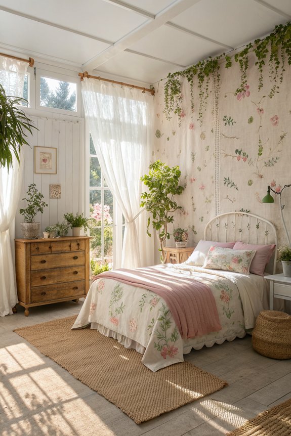 enhancing bedroom with sunlight