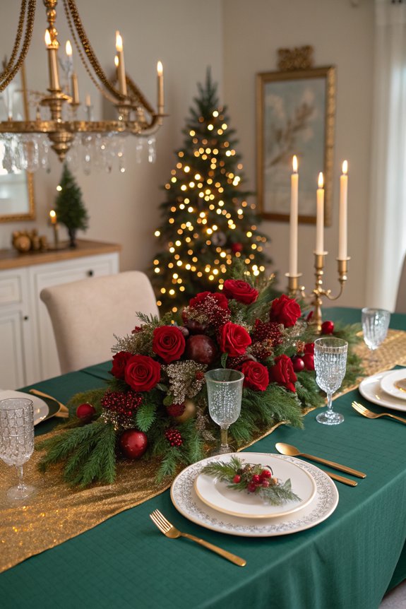 festive dining room colors