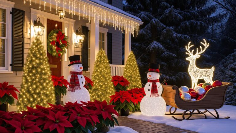 festive front yard decor