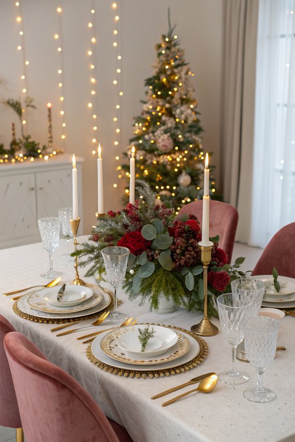 festive table setting ideas