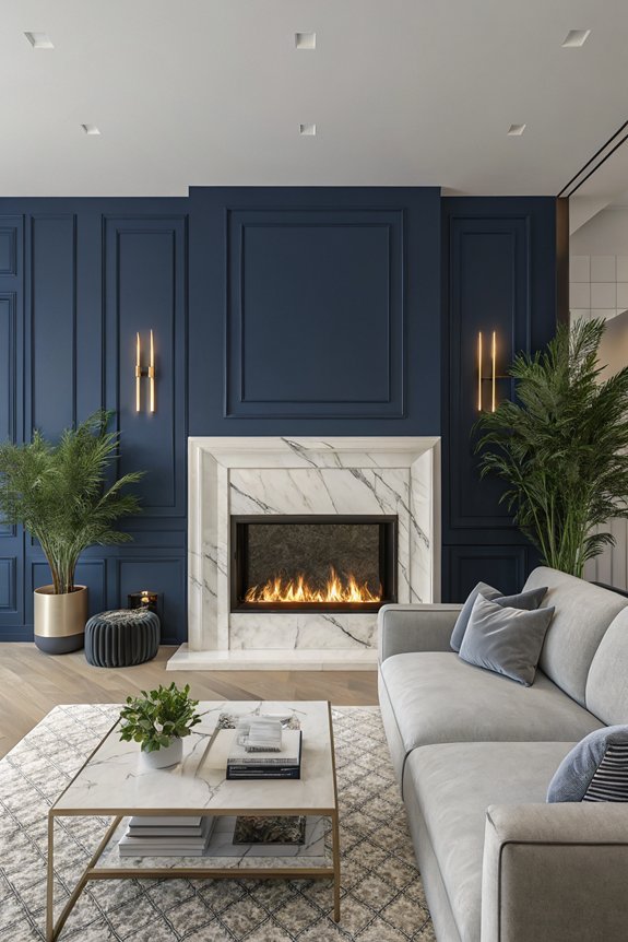 fireplace as focal point