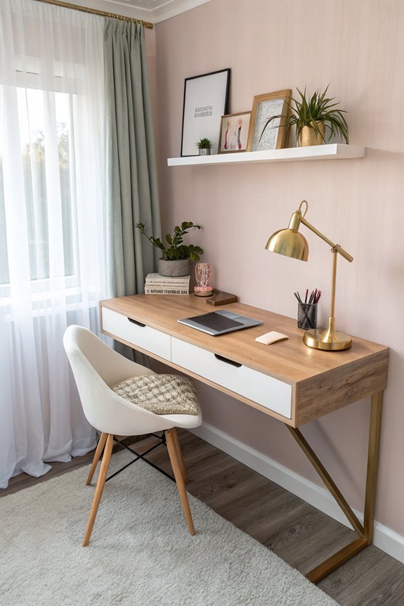 floating desks for small spaces