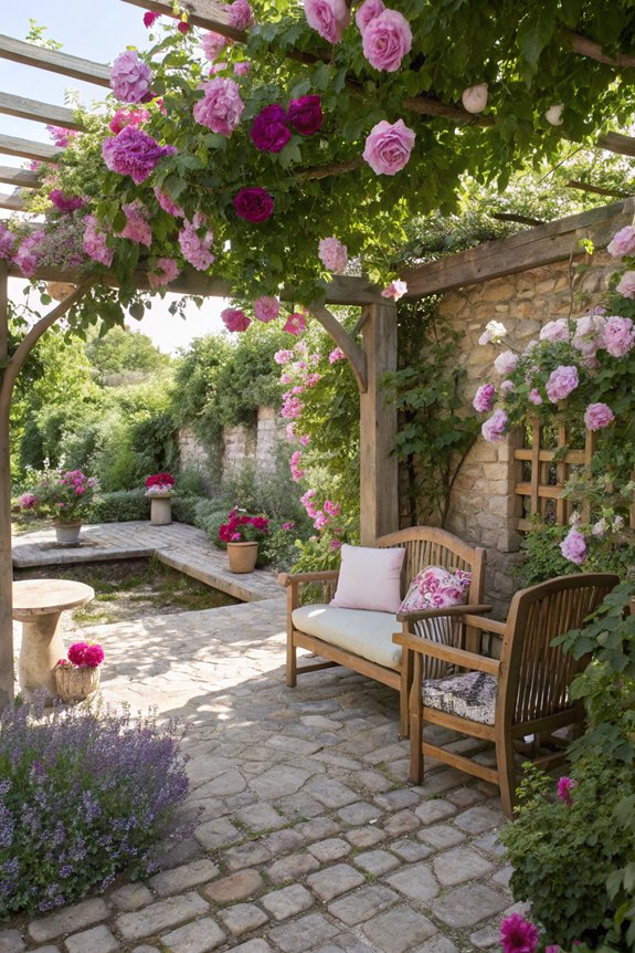 flowering trellis garden charm