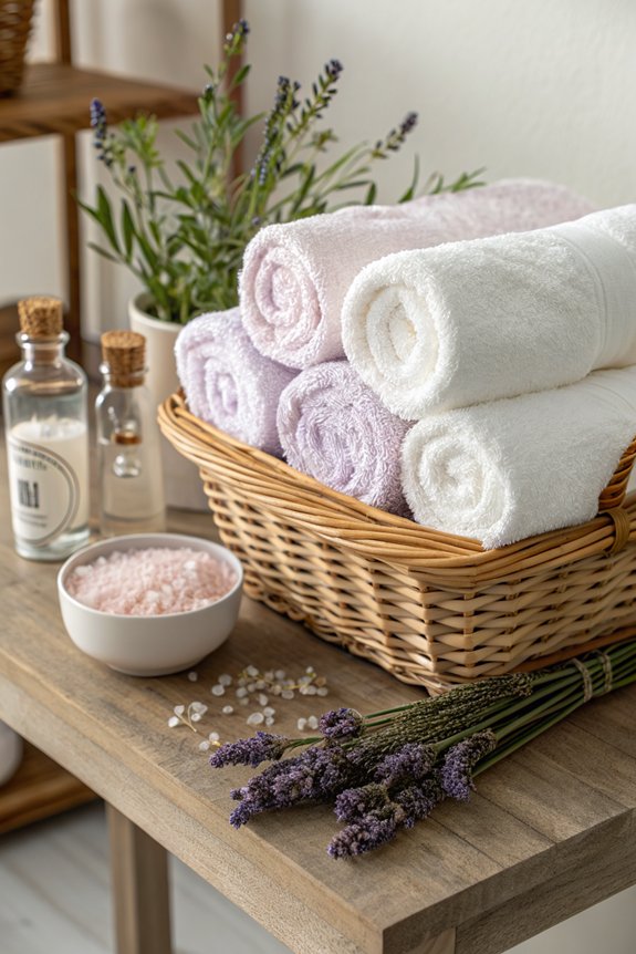 fragrant towels for relaxation
