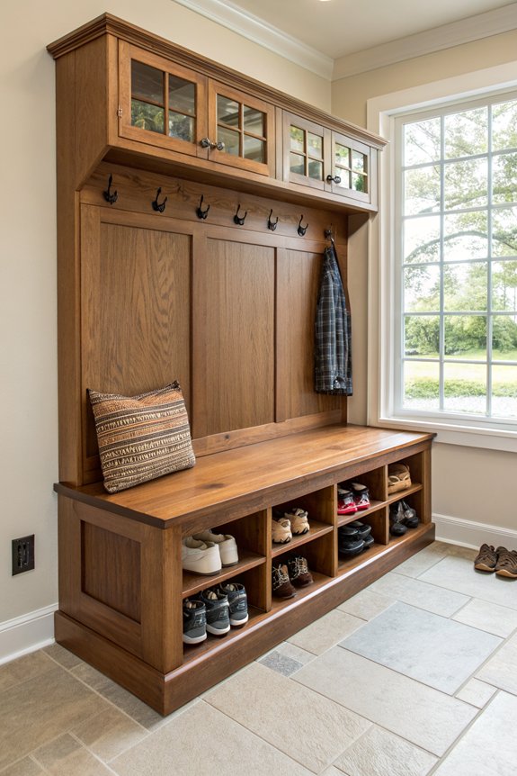 functional stylish mudroom benches