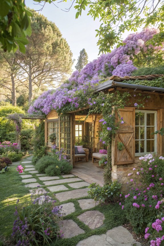 garden house landscape enhancement