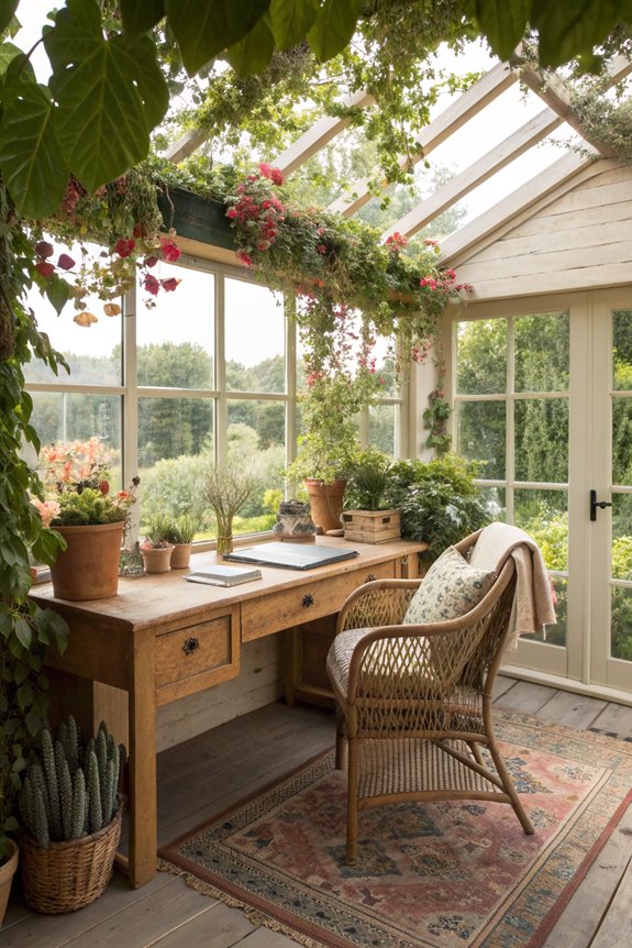 garden office productivity boost