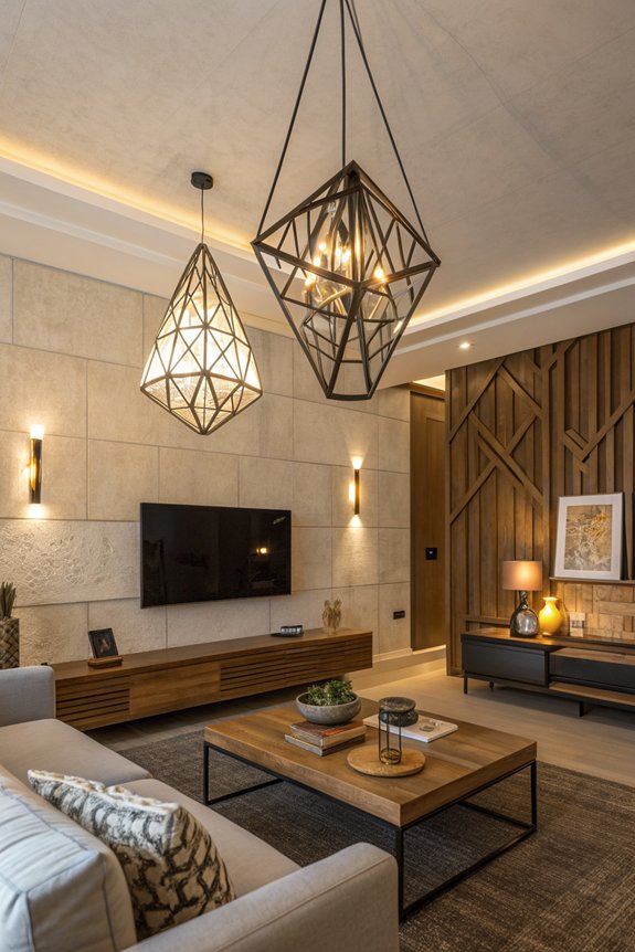 geometric lighting transforms aesthetics