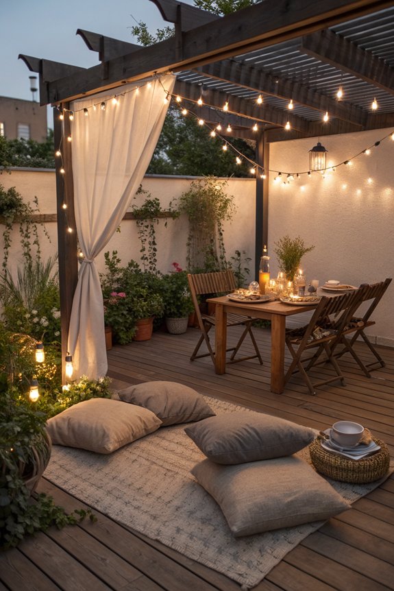 hang magical string lights