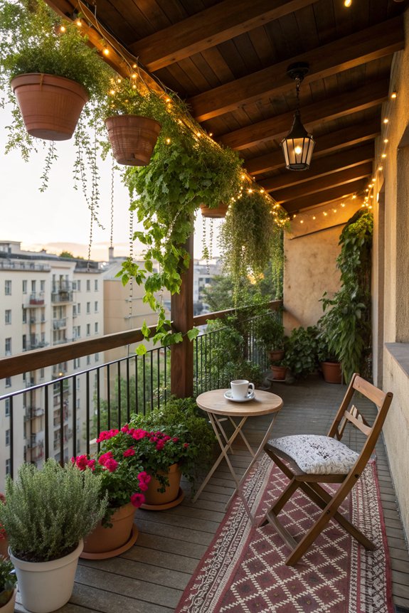 hanging plants for aesthetics