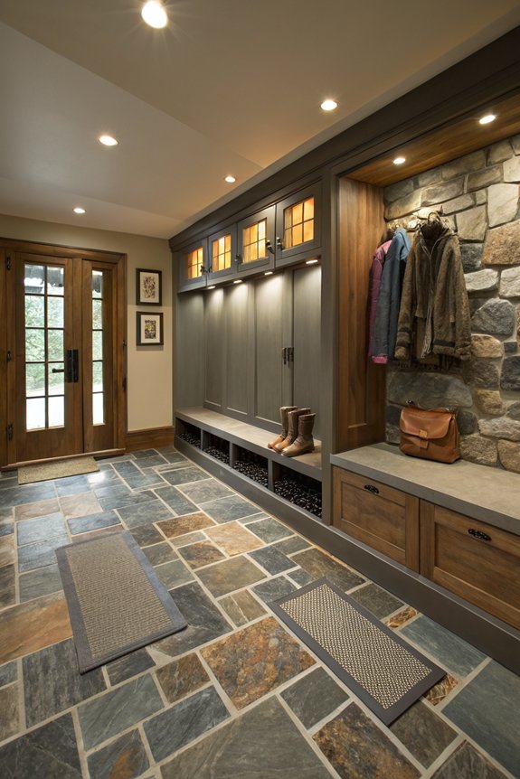 heated stone floor comfort