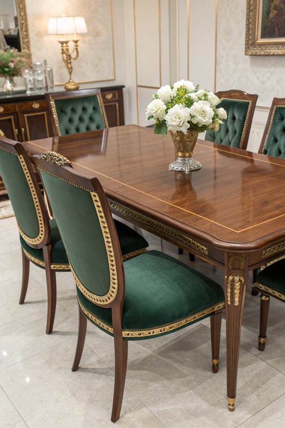 high back chairs for dining