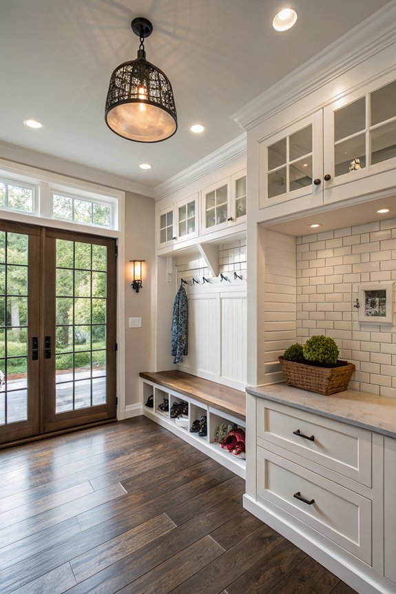 ideal lighting for mudroom