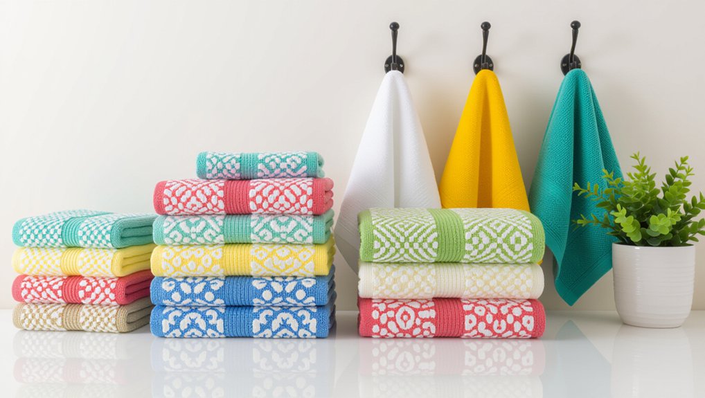 impressive bathroom hand towel displays