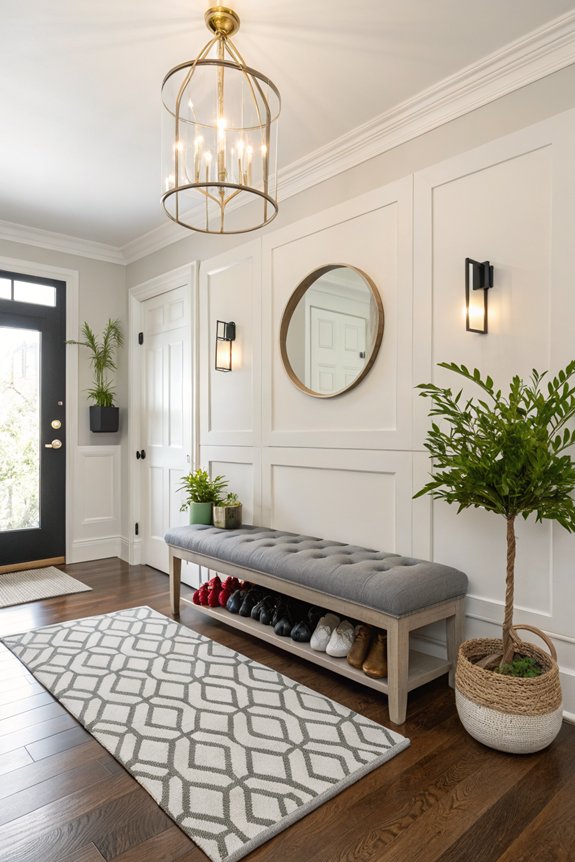 inviting entryway seating solution