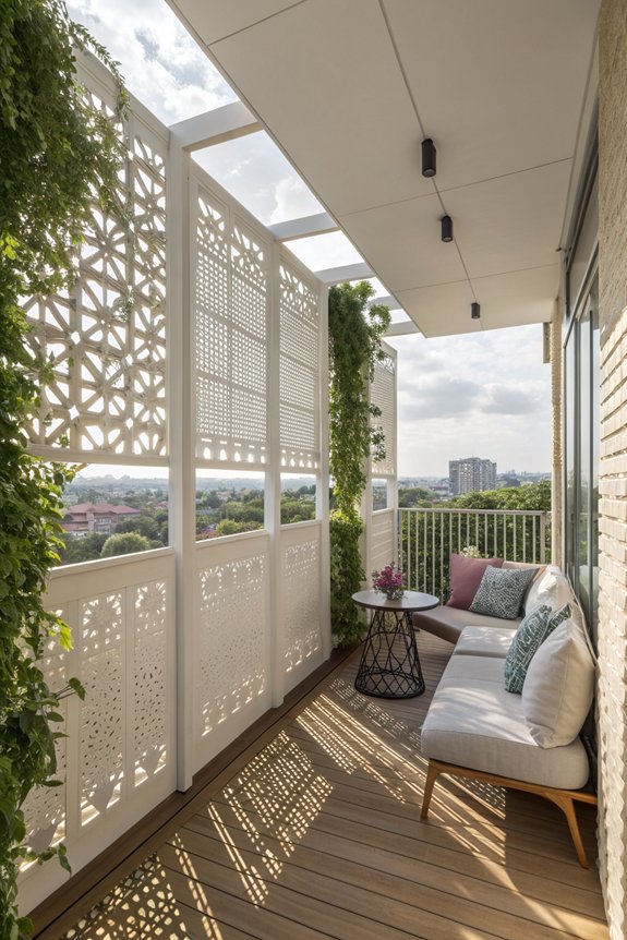 lattice panels for privacy