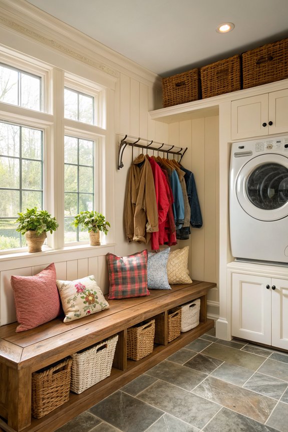 laundry mudroom space efficiency
