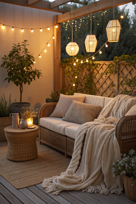 layered lighting for ambiance