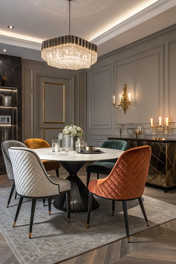 lighting enhances dining ambiance