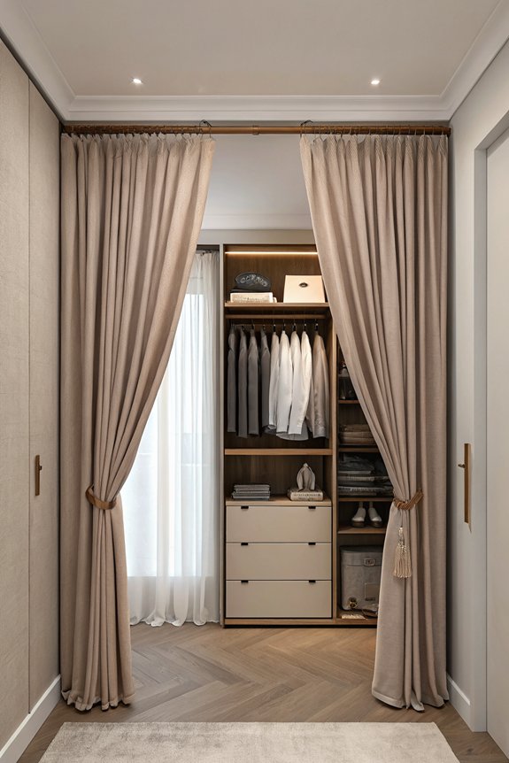 lightweight curtains for small spaces