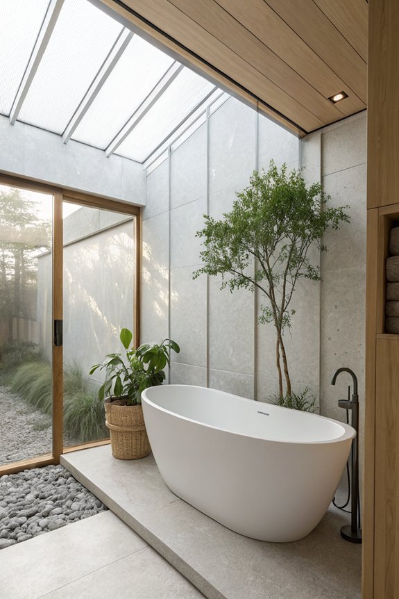 luxury freestanding bathtub experience