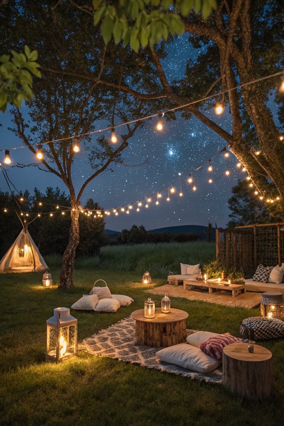 magical backyard fairy lights
