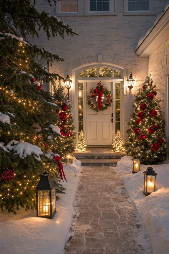 magical decorated christmas trees