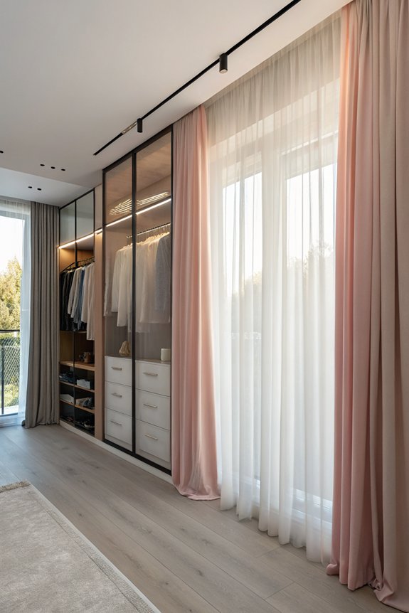 magnetic curtain rod installation