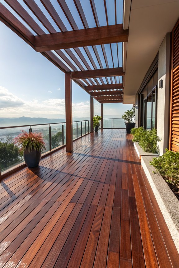 maintain wooden balcony durability