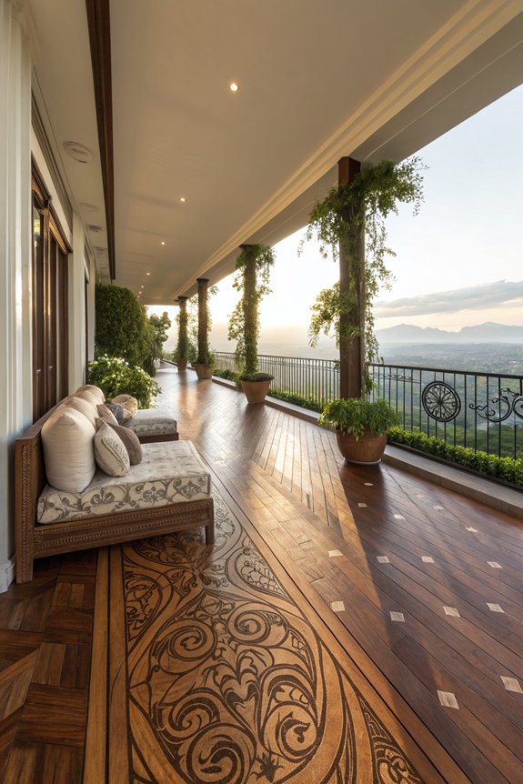 maximize balcony layout potential