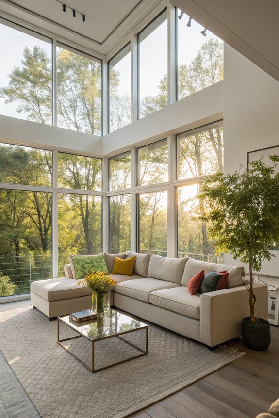 maximize light with windows