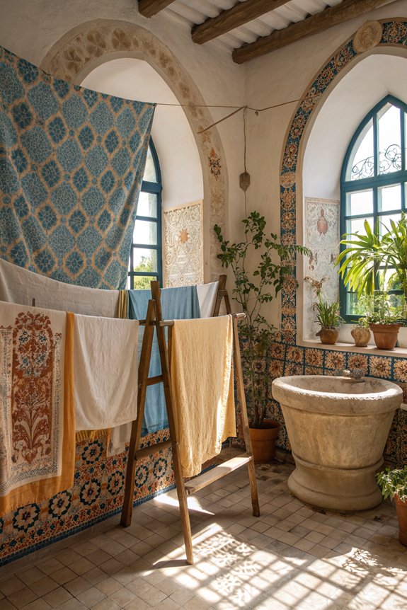 mediterranean inspired fabric patterns