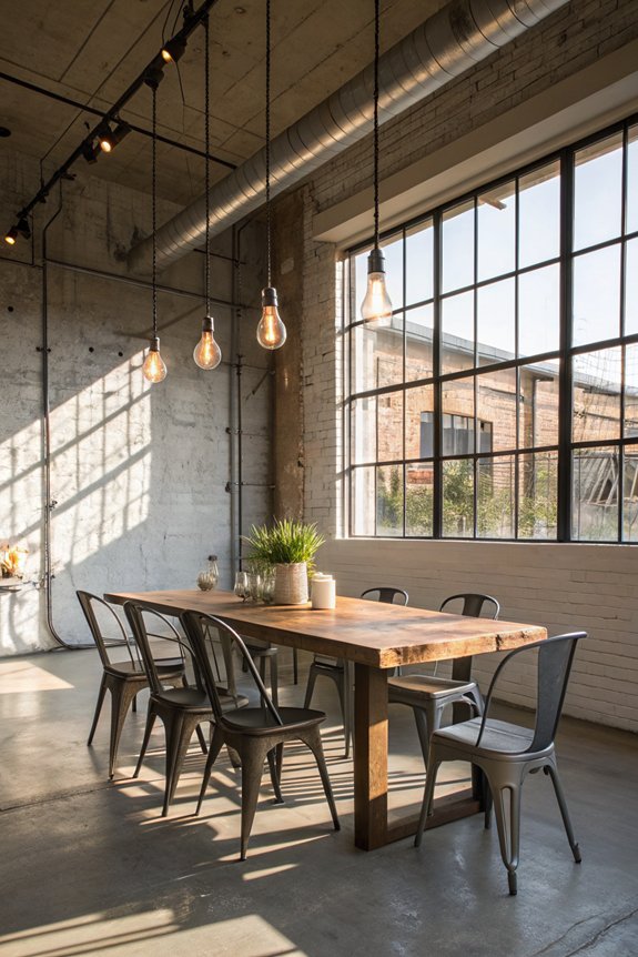 minimalist dining chair selection