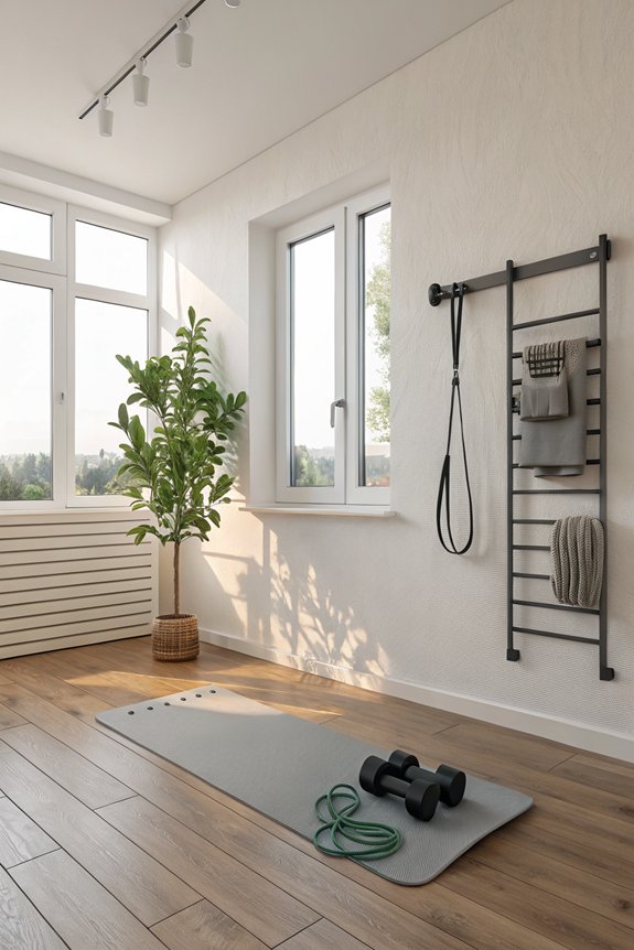 minimalist fitness space design