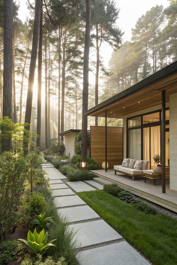 minimalist garden house design