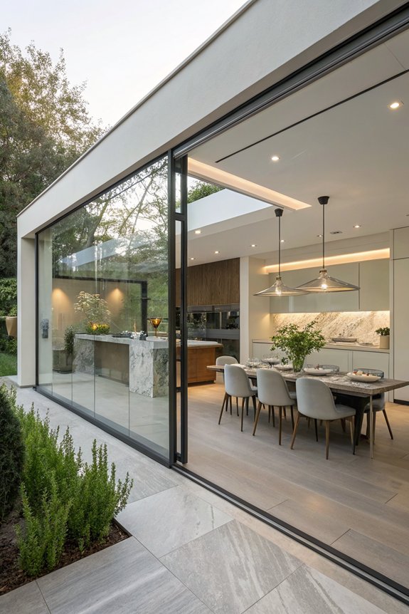 modern glass panel benefits