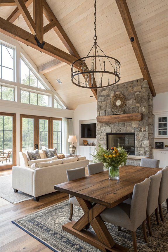 modern rustic style fusion