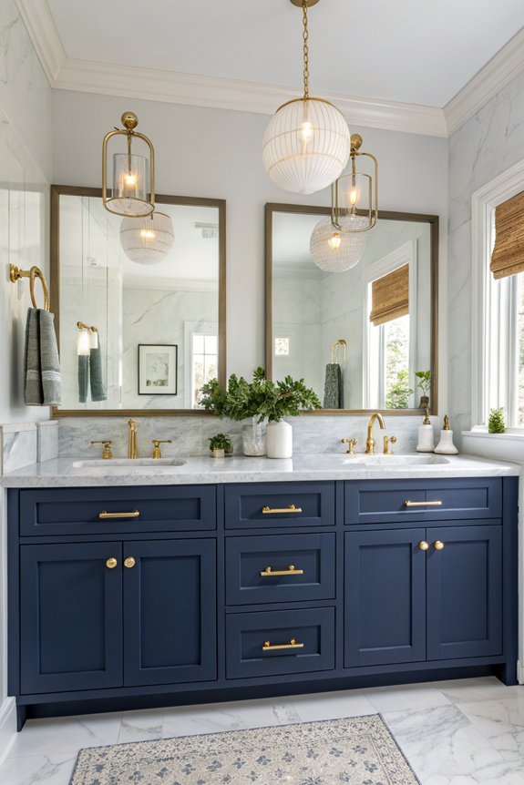 modernize bathroom vanity hardware