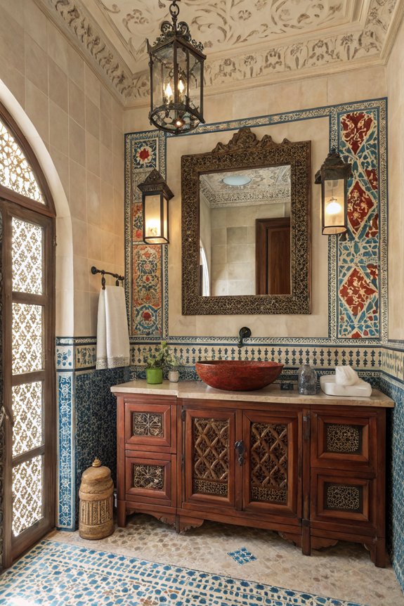 moroccan craftsmanship in vanities