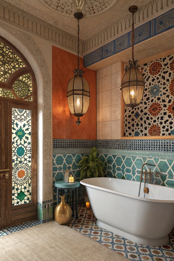 moroccan tile pattern design