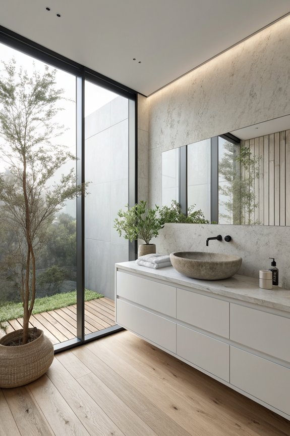 natural light enhances ambiance