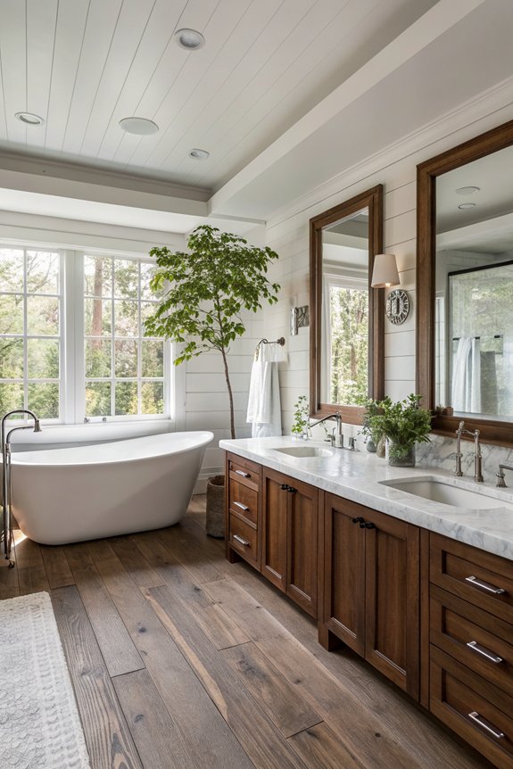 natural materials for bathrooms