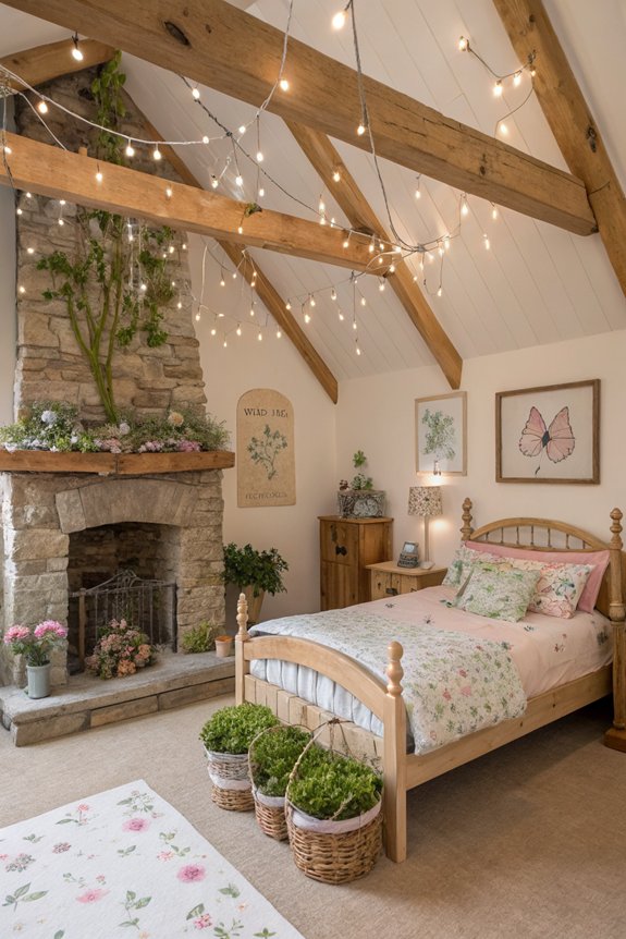 natural wood and stone