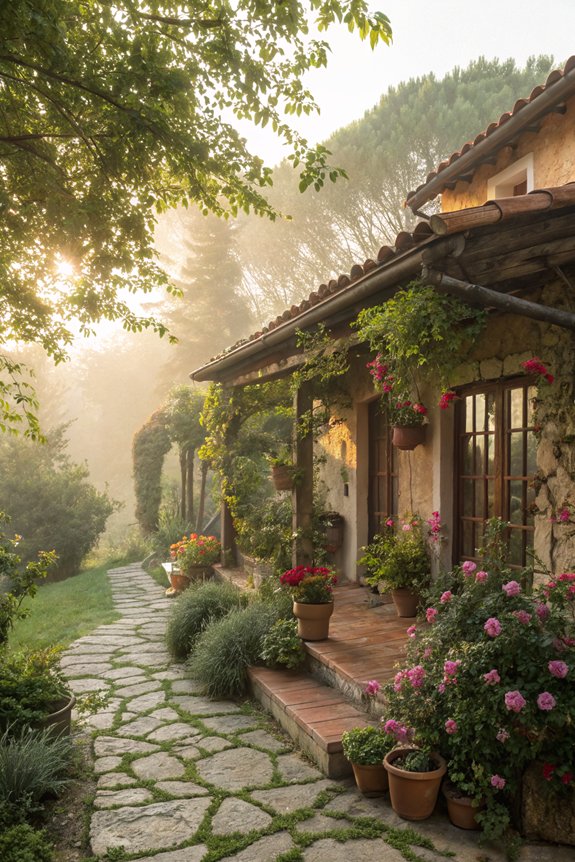 nature inspired calming color palette