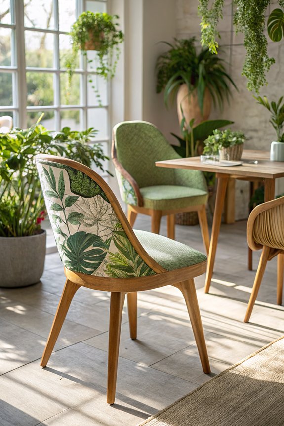 nature inspired dining chairs