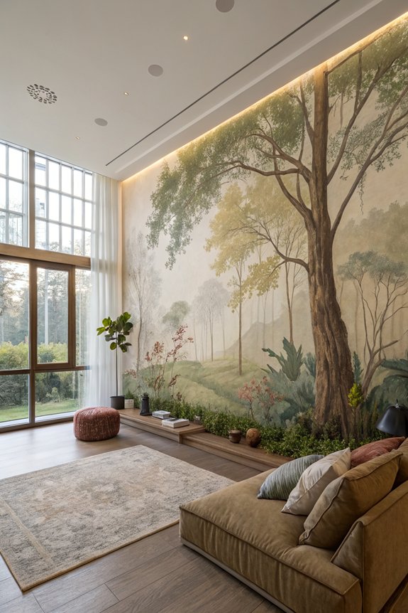 nature inspired living room decor