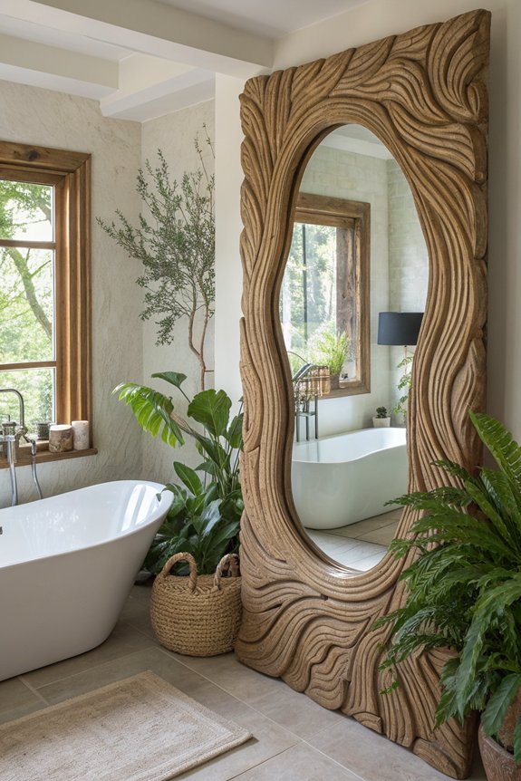 nature inspired organic mirrors