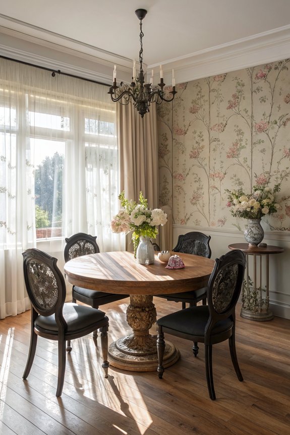 nostalgic elegance for dining