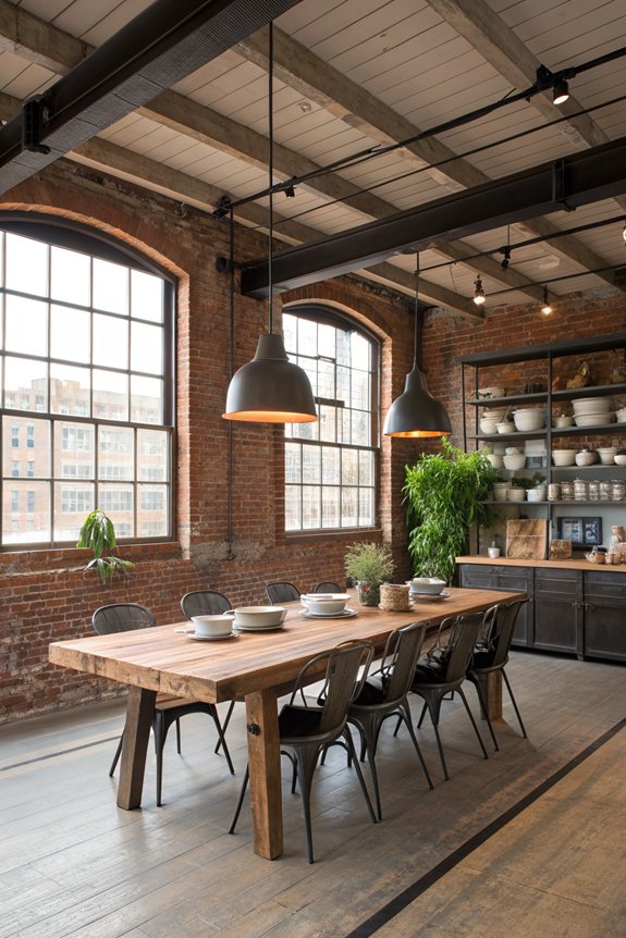 open flow dining design